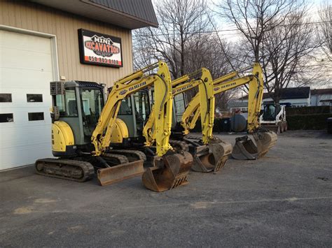 mini excavatrice à vendre Québec 